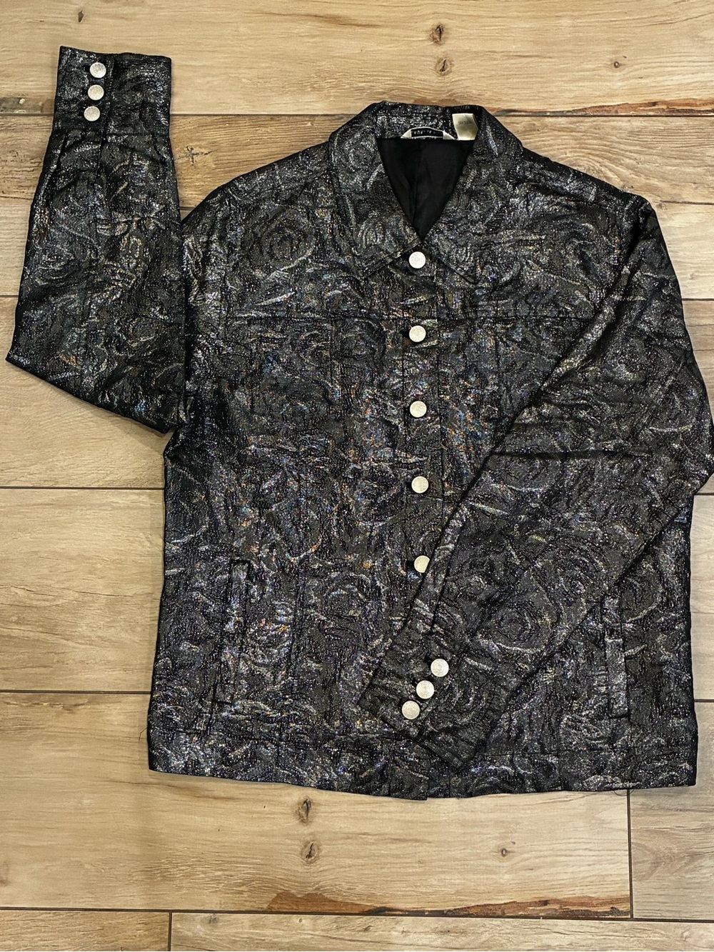 Laura Ashley Sparkling Black Evening Jacket